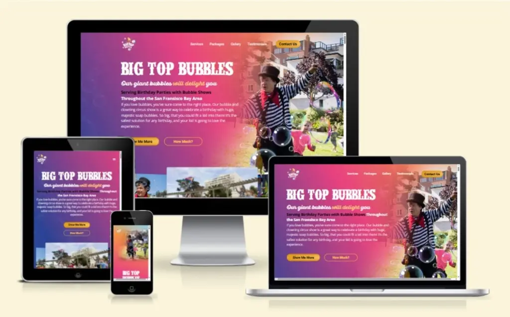 Big Top Bubbles