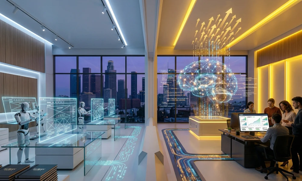 ubay Media's integrated digital growth system combining high-performance web development and AI solutions.